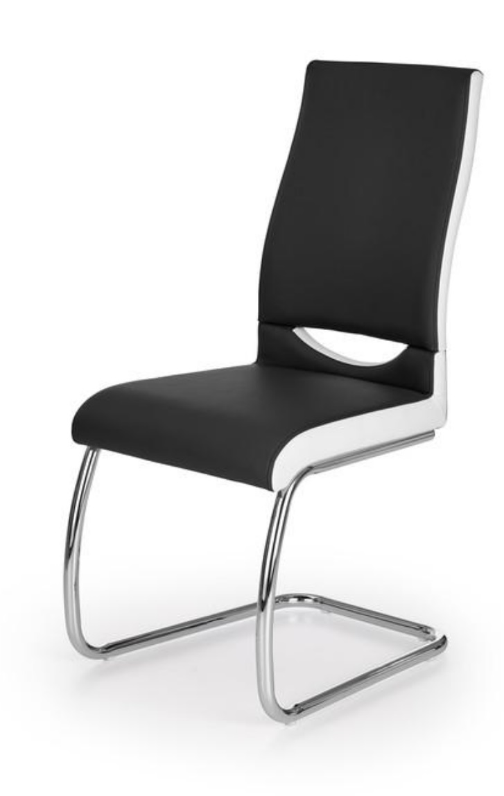 krzesło do jadalni-krzesła do salonu-krzesła ekoskóra-krzesło- krzesło czarne